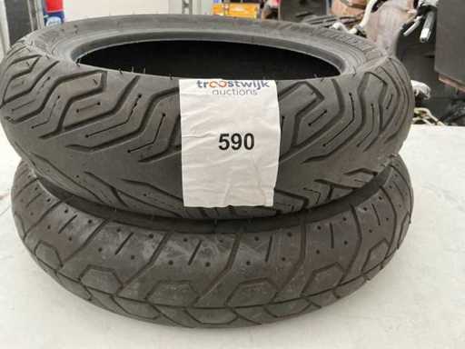 Gebruikte Scootebanden Michelin + Bridgestone