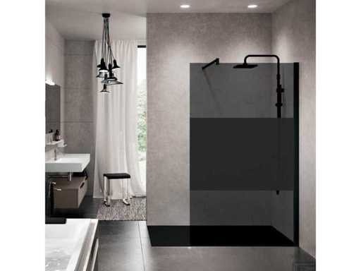 Novellini Kuadra Walk-In 120x200cm Inloop douchewand