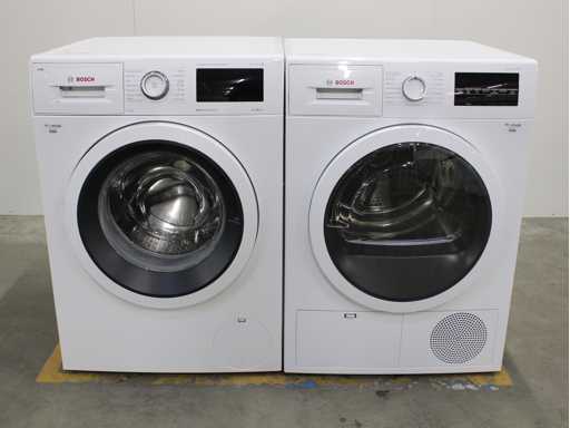 Bosch Serie|6 i-Dos EcoSilence Drive Wasmachine & Bosch Serie|6 Wasdroger