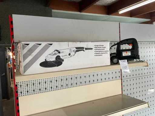Angle grinder and jigsaw