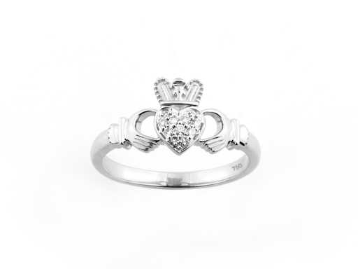 18 KT White Gold Ring With Natural Diamond