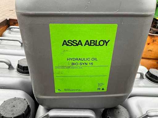 ASSA ABLOY BIO SYN 15 Huile hydraulique « bague 7 Ltr » (31x)