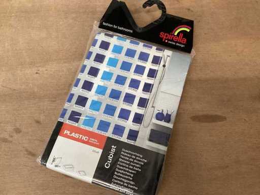 Zasłona prysznicowa Spirella Cubist 180x200 cm (70x)