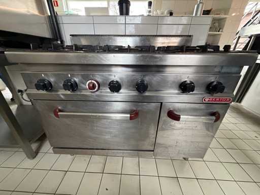 Bertos – kuchenka gazowa ze stali nierdzewnej z piekarnikiem