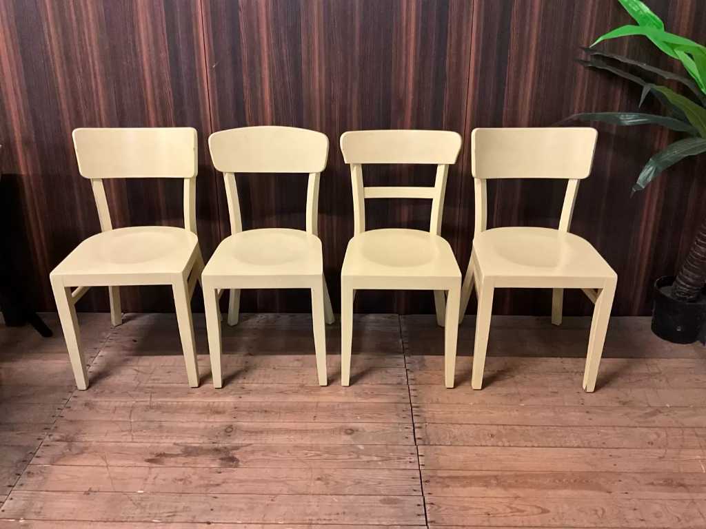 Wooden restaurant chair (8x)