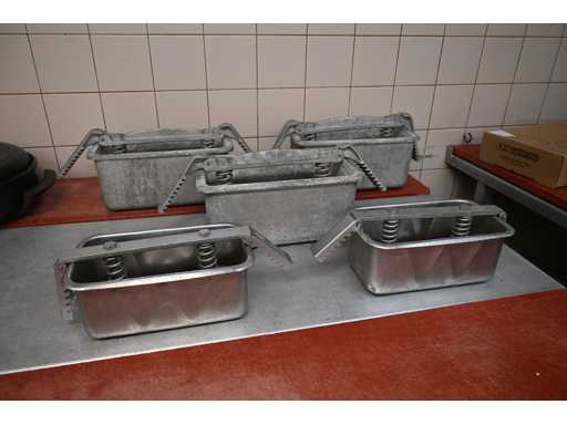 Serrage de jambon en acier inoxydable / aluminium (5x)