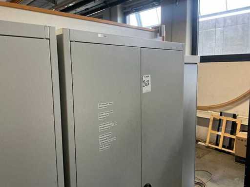 Cabinet with contents