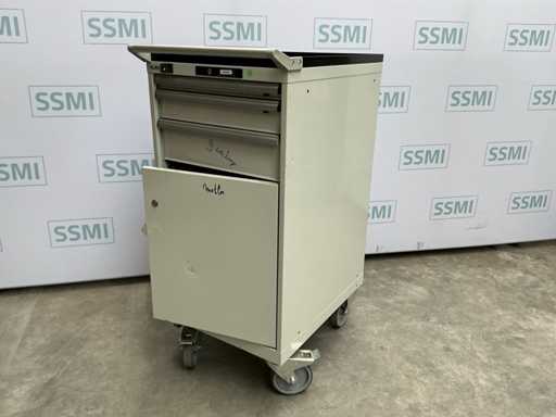 LISTA Mobile workshop cabinet with 4 drawers