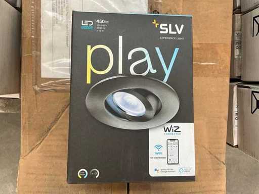 Slv Play LED wifi 1002527 luminaire encastré (6x)