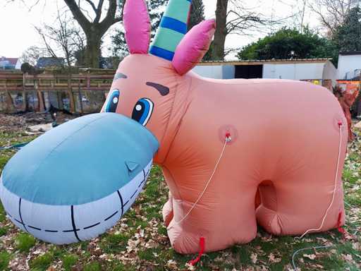 Bouncy castle - inflatable game "Little Donkey"
