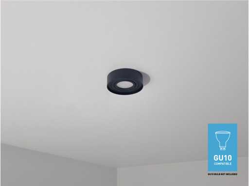 GU10 Recessed fixture tiltable with lamp holder(20x)