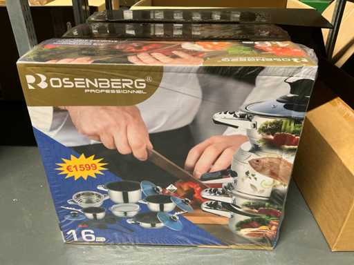 Partij Rosenberg professional 16-delige pannesets (10x)