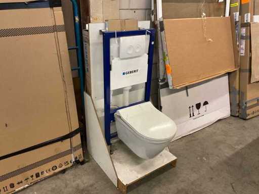 Toilettes murales Geberit avec réservoir intégré
