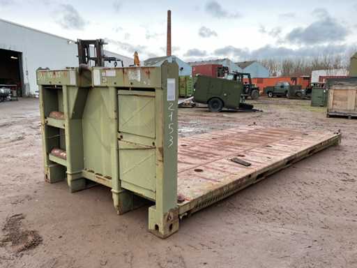 1989 Lohr 20 pieds plm Haaklift-Plattform