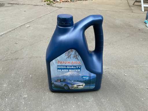 Tanikawa Hochwertiges Glaswasser Scheibenwaschflüssigkeit 5L (24x)