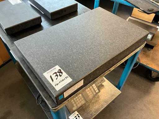 Superficie in granito e piastra di misura