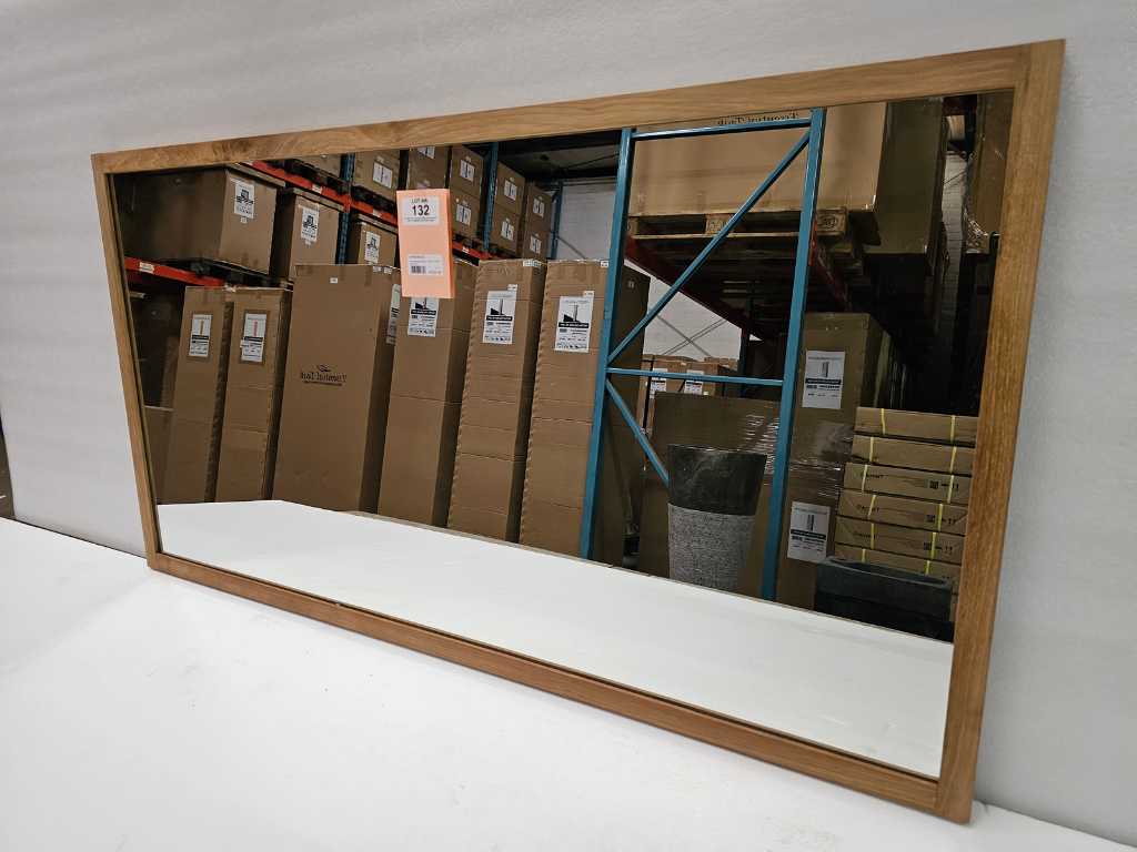 Miroir en teck Essential 130 x 3 x H70cm avec cadre 3cm