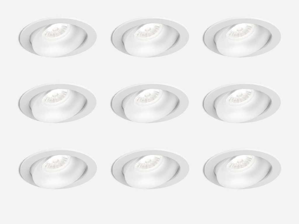 24 x Spots encastrés Neo Design blanc