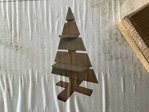 Sens-line Pjotr wooden Christmas tree Christmas & seasonal items (18x)