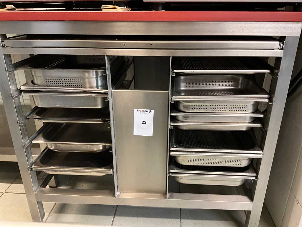 Stół roboczy ze stali nierdzewnej