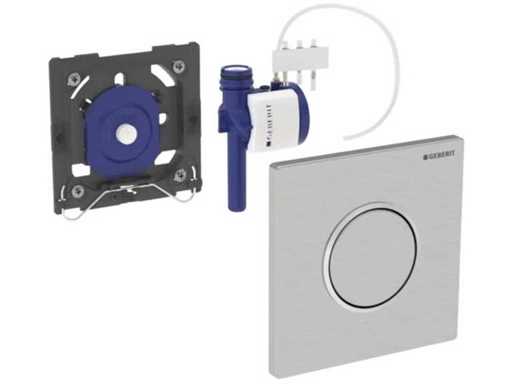 Geberit 241.915.SN.1 Urinal system pneumatically brushed stainless steel