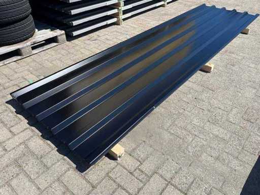 Blachy dachowe 400x109 cm, 30 elementów 130 m2 nowe, nieużywane