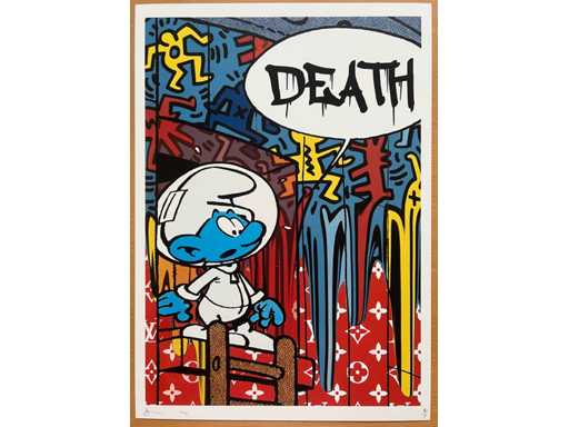 DEATH NYC : Schtroumpf & Keith Haring