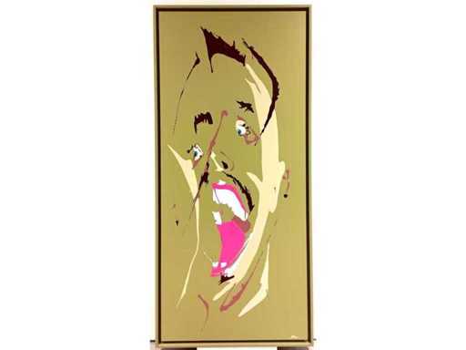 Joke Debeuckelaere - Acrylic on panel - 180x80 cm