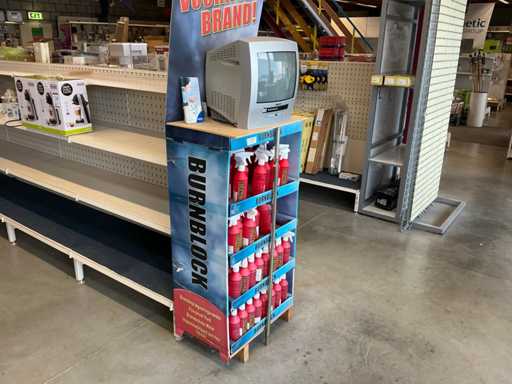 Display a blocchi di combustione con ritardante di fuoco (150x)