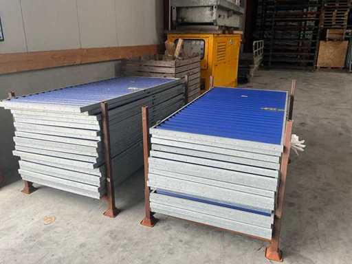 Batch of self storage metal doors