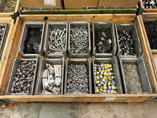 Charge von Befestigungselementen