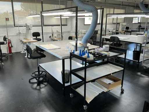 Stoffen werkbank