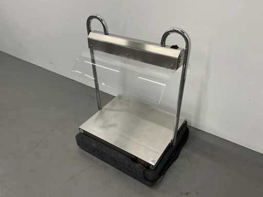 Plaque chauffante avec chevalet chauffant