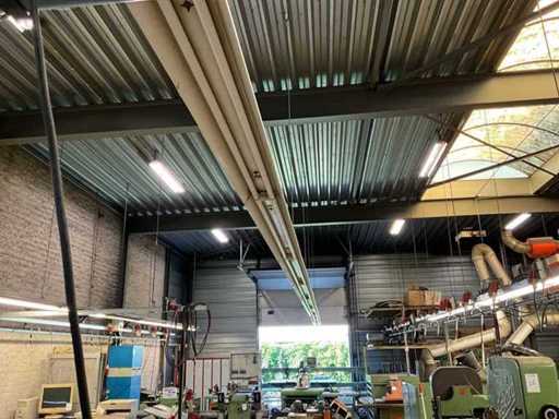 Fluorescent beam light line (4x)