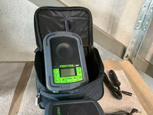 Digitale accu Radio Festool BR 10 en gsm-lader