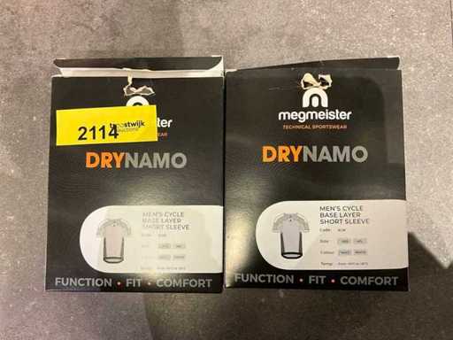 Megmeister Maniche corte con strato base da uomo - XS/S (2x)