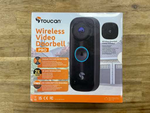 Sonnette vidéo sans fil Toucan Wireless