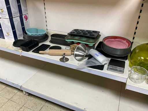 Fournée de fournitures de boulangerie