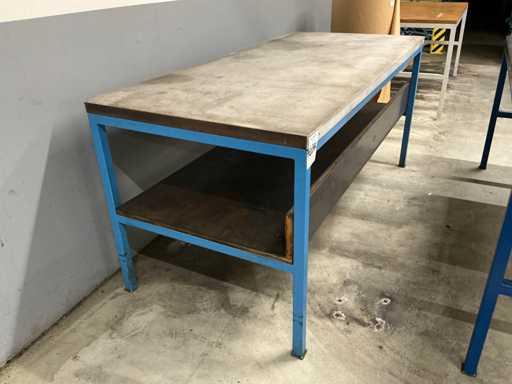 Work table with shelf