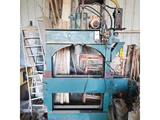 Pressa idraulica da officina con unità motorizzata integrata