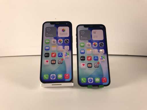 Apple iPhone 12 - 128GB - Nero (2x)