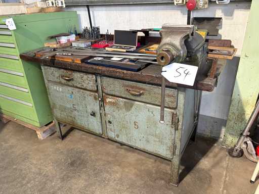   Workbench with contents