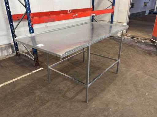 Roestvrijstalen werktafel