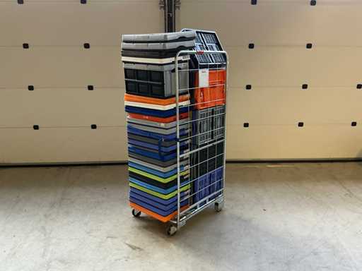 Charge von Stapelkisten