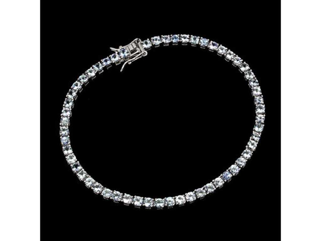 Bracelet 925 Silver 44.30 carat Tanzanite