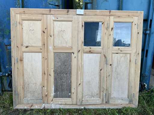 Bedstede – Bedstee-Türen mit Rahmen