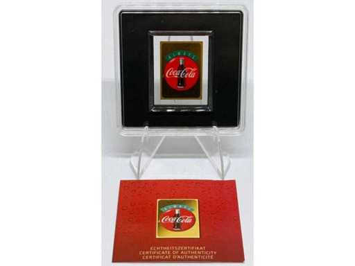 Coca-Cola d’or 999 (1/500 oz) – République du Tchad 3000 francs CFA Lingot d’or