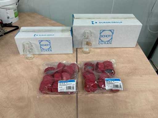 Duran-Glas-Laborphiolen