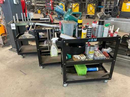 HBM Tool Cart (3x)