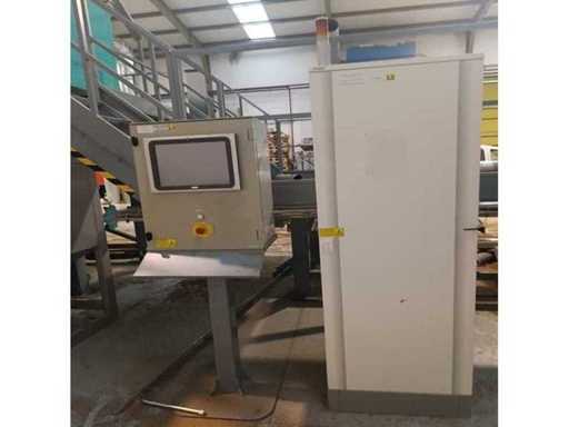 Control panel with distribution cabinet